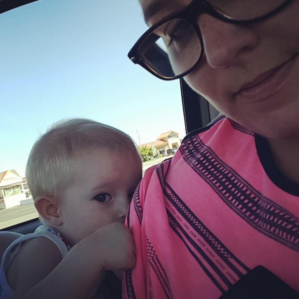Shantel S - 12 months still going. Don't think i have a pic of us together while breastfeeding