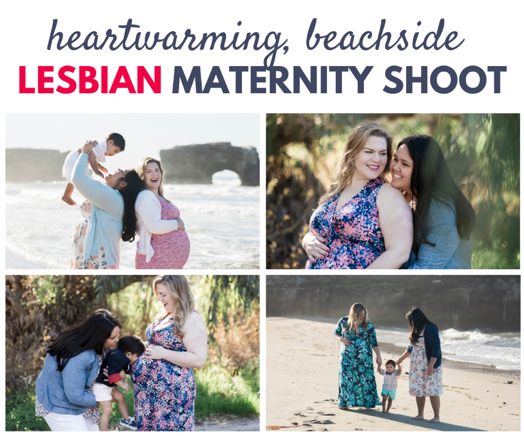 heartwarming lesbian maternity shoot (2)