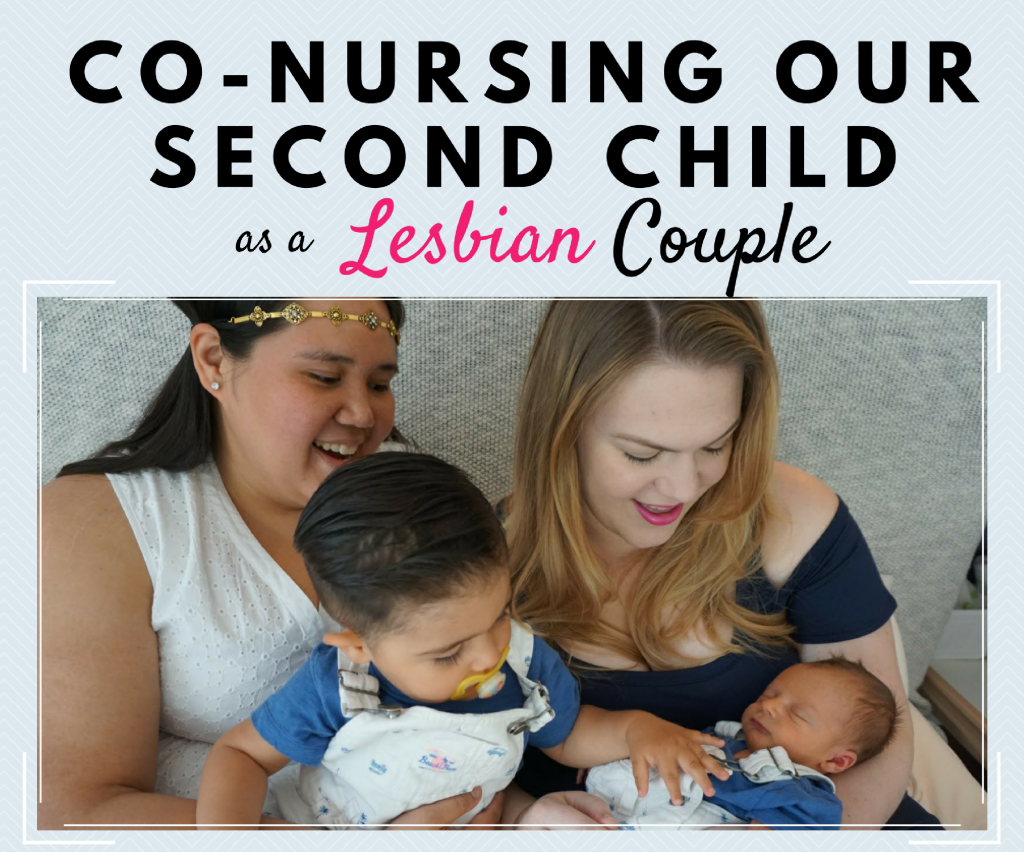 co-nursing our second child
